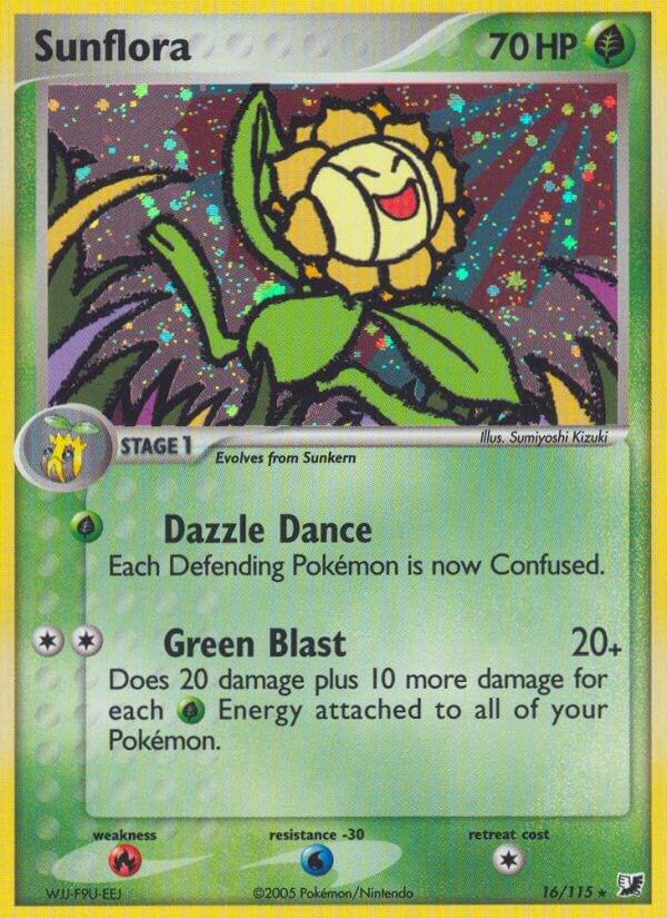 Sunflora #16 Pokemon Unseen Forces