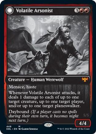 Volatile Arsonist Magic Innistrad: Double Feature