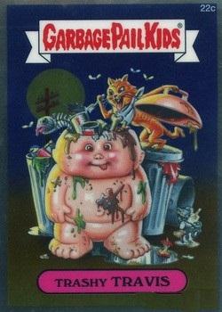 Trashy TRAVIS #22c 2013 Garbage Pail Kids Chrome