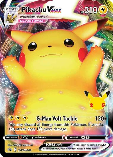 Pikachu VMAX #SWSH062 Cover Art
