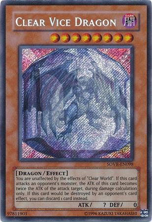 Clear Vice Dragon SOVR-EN098 YuGiOh Stardust Overdrive