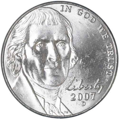 2007 D Coins Jefferson Nickel