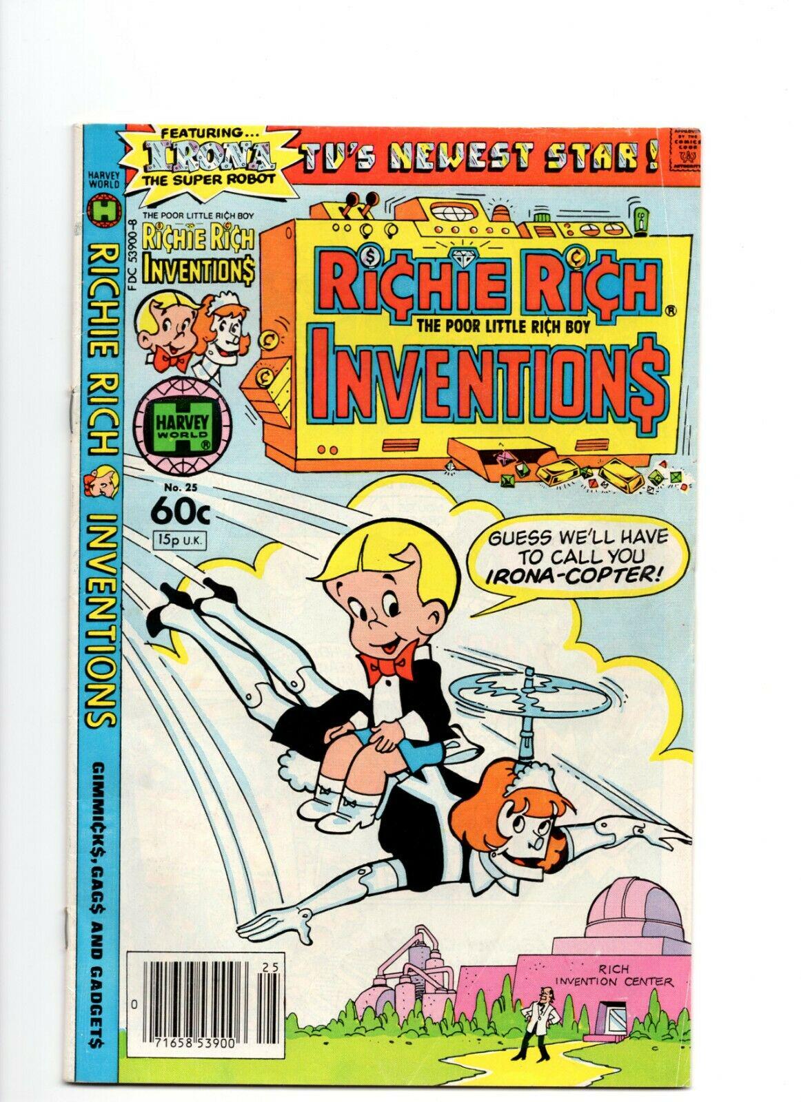 Richie Rich Inventions #25 (1982) Comic Books Richie Rich Inventions
