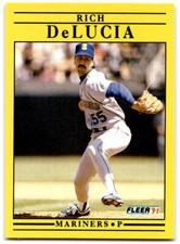 Rich DeLucia #U-52 Baseball Cards 1991 Fleer Update