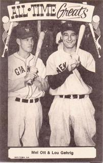 Mel Ott / Lou Gehrig