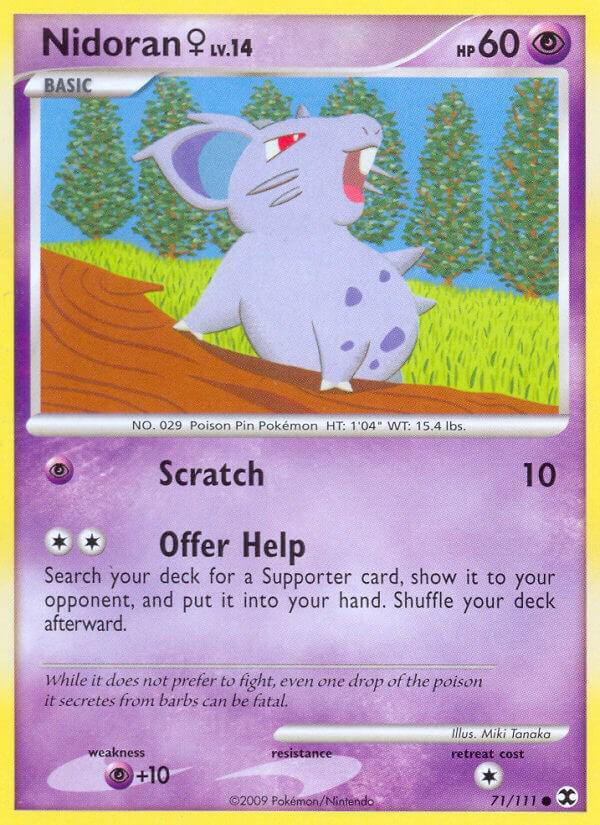 Nidoran #71 Pokemon Rising Rivals