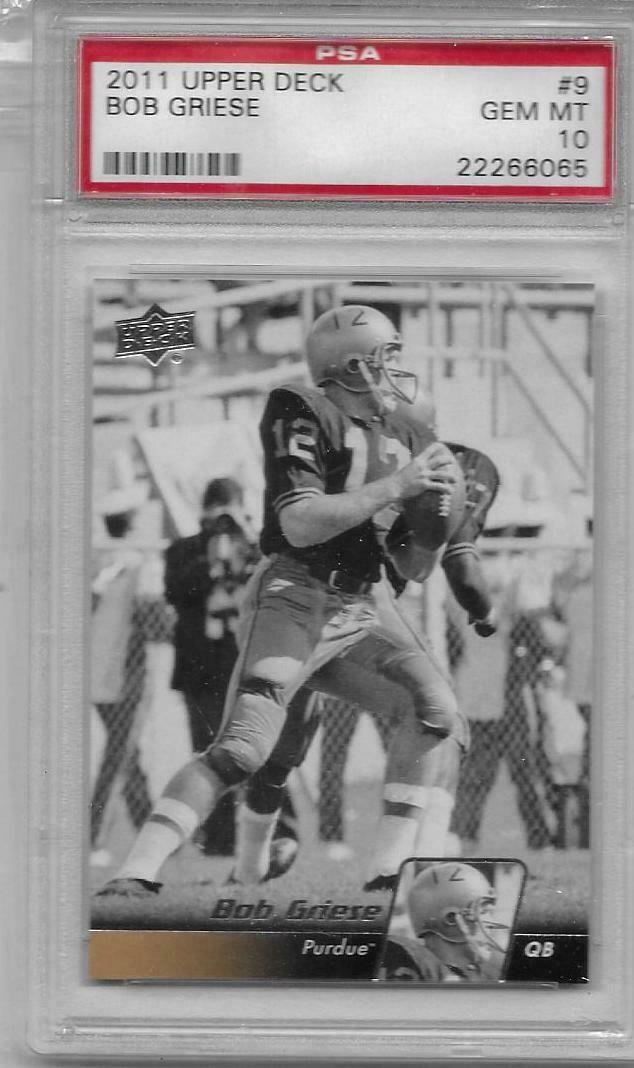 Bob Griese #9 Football Cards 2011 Upper Deck