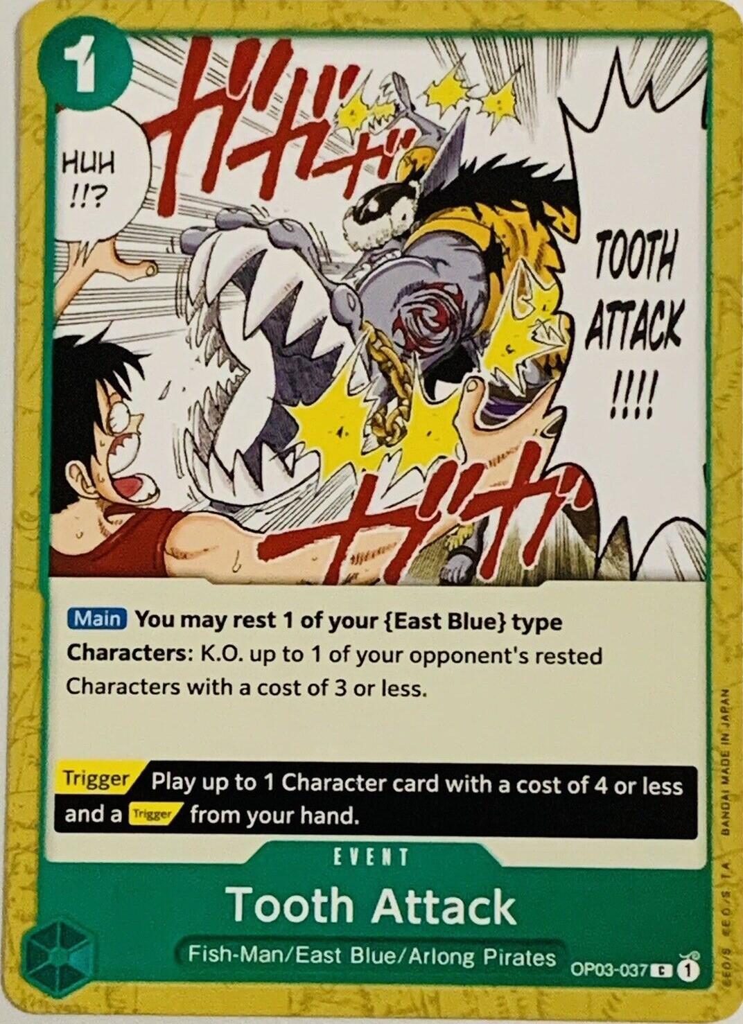 Tooth Attack OP03-037 One Piece Pillars of Strength