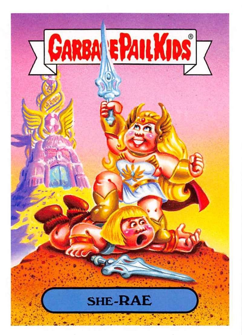 She-RAE #2a Garbage Pail Kids We Hate the 80s
