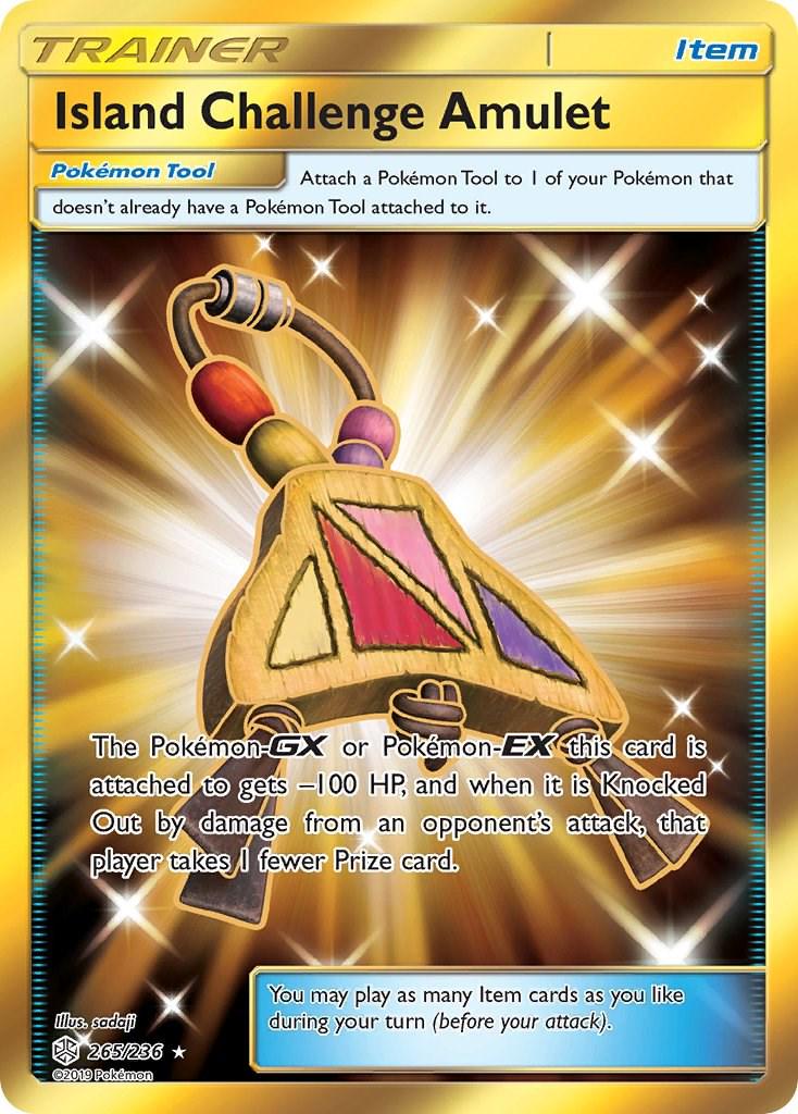 Island Challenge Amulet #265 Pokemon Cosmic Eclipse
