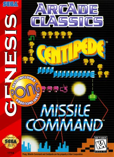 Arcade Classics Cover Art