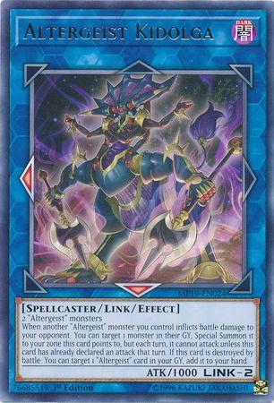 Altergeist Kidolga MP19-EN024 YuGiOh 2019 Gold Sarcophagus Tin Mega Pack