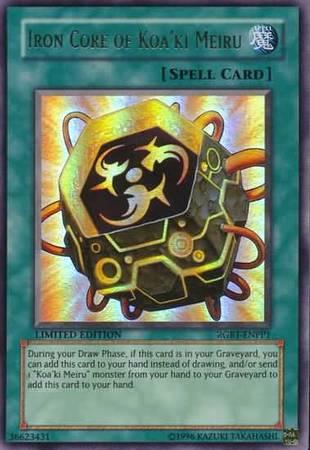 Iron Core of Koa'ki Meiru RGBT-ENPP1 YuGiOh Duelist Pack Collection Tin 2009