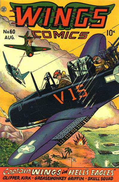 Wings Comics #60 (1945) Comic Books Wings Comics