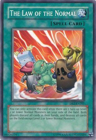 The Law of the Normal DR2-EN207 YuGiOh Dark Revelation Volume 2