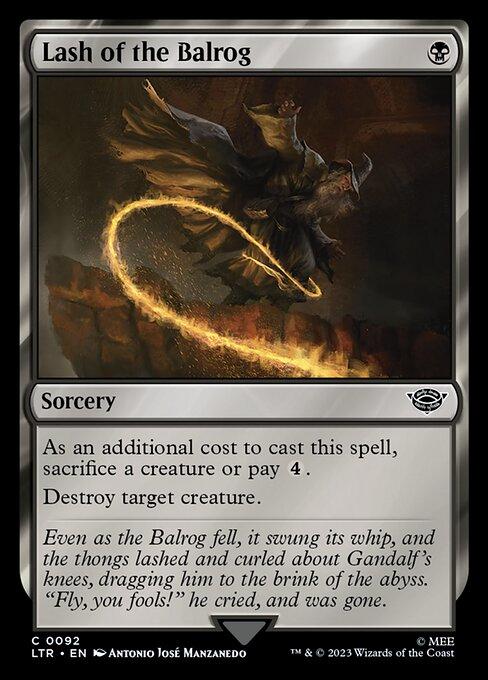Lash of the Balrog #92 Magic Lord of the Rings