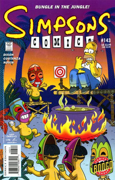 Simpsons Comics #143 (2008) Comic Books Simpsons Comics