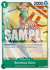 Roronoa Zoro OP07-034 One Piece 500 Years in the Future
