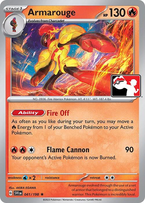 Armarouge [Prize Pack] #41 Prices | Pokemon Scarlet & Violet | Pokemon Cards