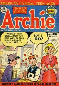 Archie #60 (1953) Comic Books Archie