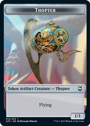 Thopter // Treasure Magic Adventures in the Forgotten Realms Commander