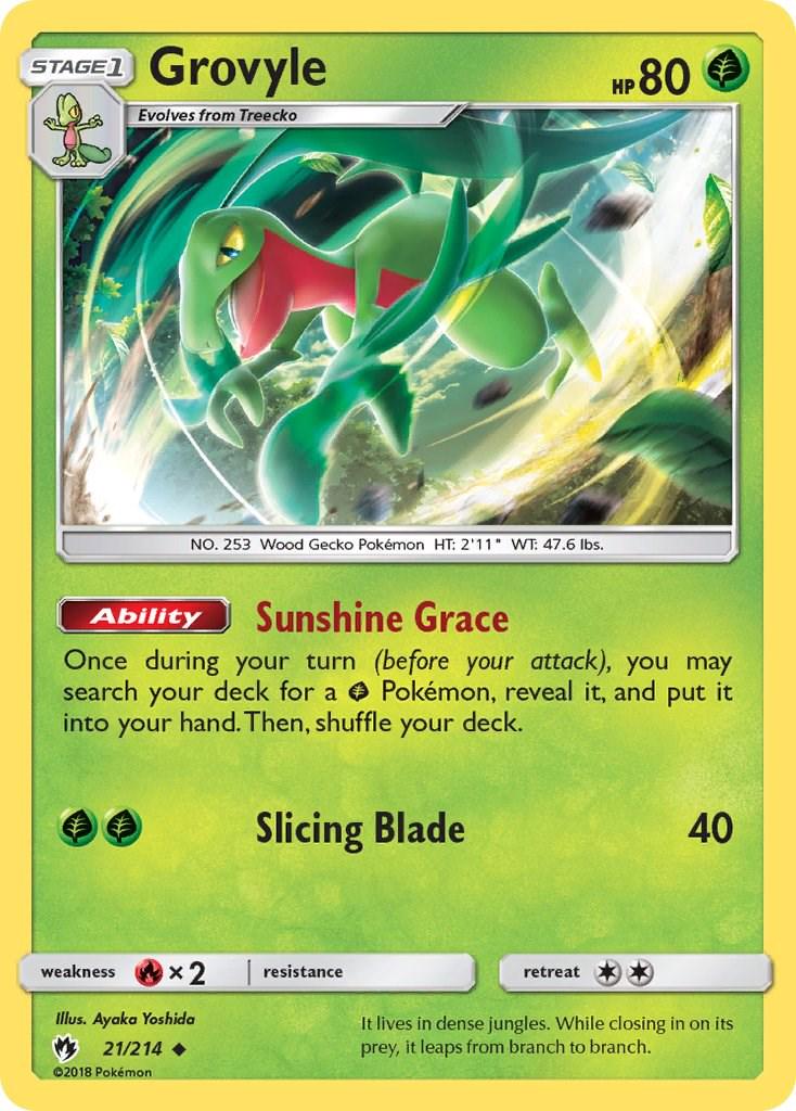 Grovyle #21 Pokemon Lost Thunder