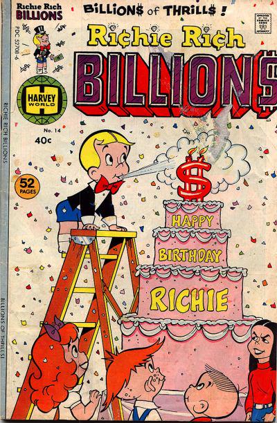 Richie Rich Billions #14 (1977) Comic Books Richie Rich Billions