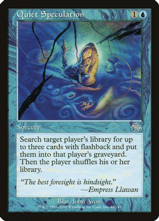Quiet Speculation Magic Judgment