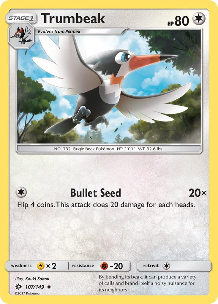 Trumbeak #107 Pokemon Sun & Moon