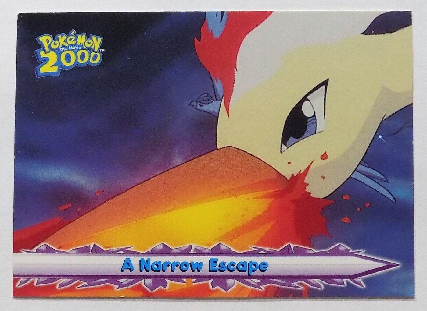 A Narrow Escape #53 Pokemon 2000 Topps Movie