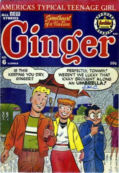 Ginger #6 (1953) Comic Books Ginger