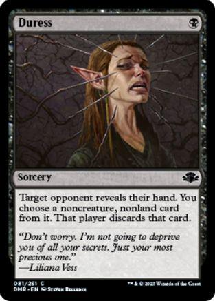 Duress #81 Magic Dominaria Remastered