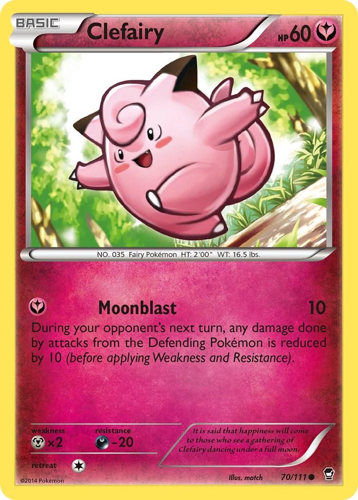 Clefairy #70 Pokemon Furious Fists