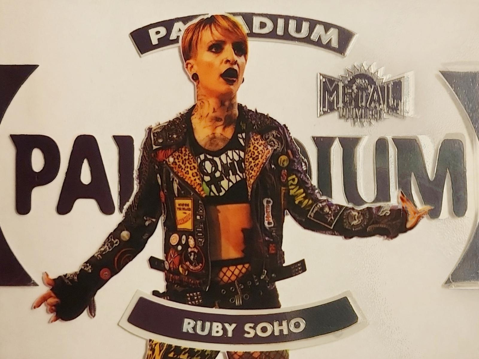 Ruby Soho #P-15 Wrestling Cards 2022 SkyBox Metal Universe AEW Palladium