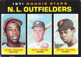 N.L. Outfielders 1971 Rookie Stars