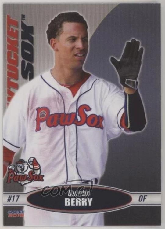 Quintin Berry #2 Baseball Cards 2015 Choice Pawtucket Red Sox