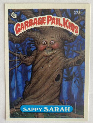 Sappy SARAH #273b 1987 Garbage Pail Kids