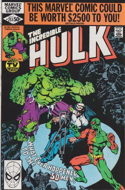 The Incredible Hulk #251 (1980) Comic Books Incredible Hulk