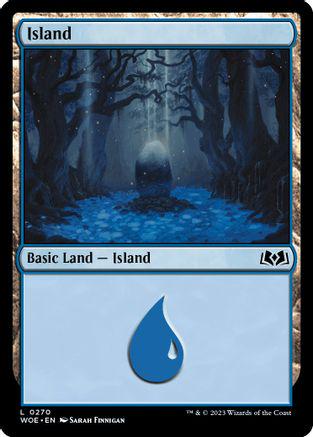 Island #270 Magic Wilds of Eldraine