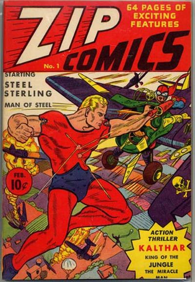 Zip Comics #1 (1940) Comic Books Zip Comics