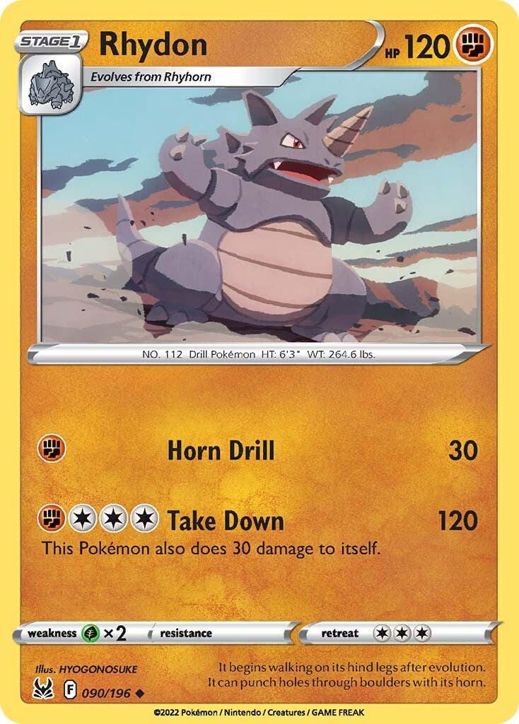 Rhydon #90 Pokemon Lost Origin