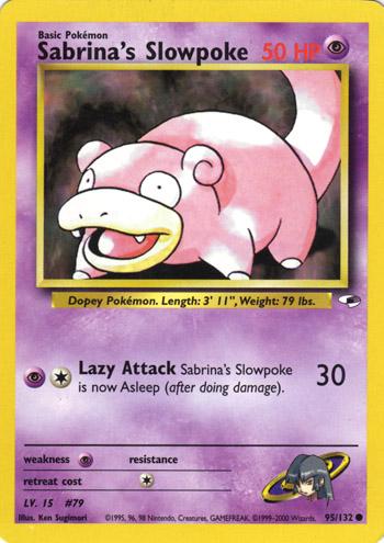 Sabrina's Slowpoke #95 Pokemon Gym Heroes