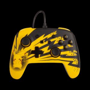 Pikachu Lightning Wired Controller Nintendo Switch