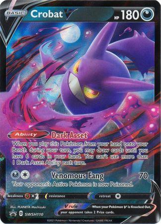 Crobat V #SWSH110 Cover Art