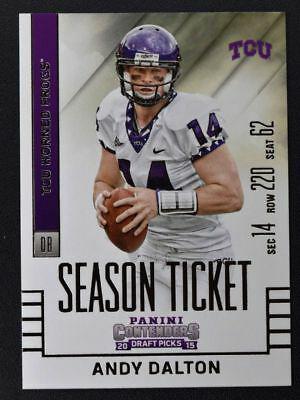 Andy Dalton #11 Football Cards 2015 Panini Contenders Draft Picks