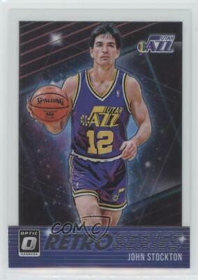 John Stockton #4 Basketball Cards 2018 Panini Donruss Optic Retro Series