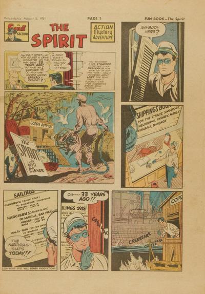 Spirit #8/5/1951 (1951) Comic Books Spirit