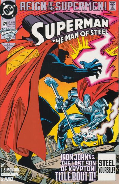Superman: The Man of Steel #24 (1993) Comic Books Superman: The Man of Steel