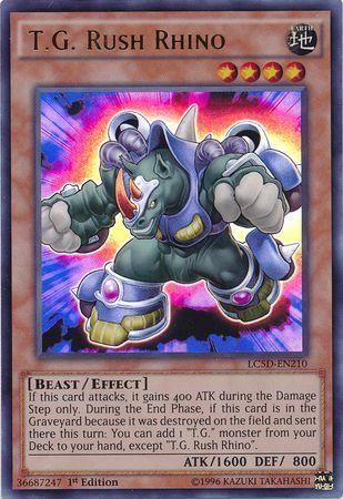 T.G. Rush Rhino LC5D-EN210 YuGiOh Legendary Collection 5D's Mega Pack