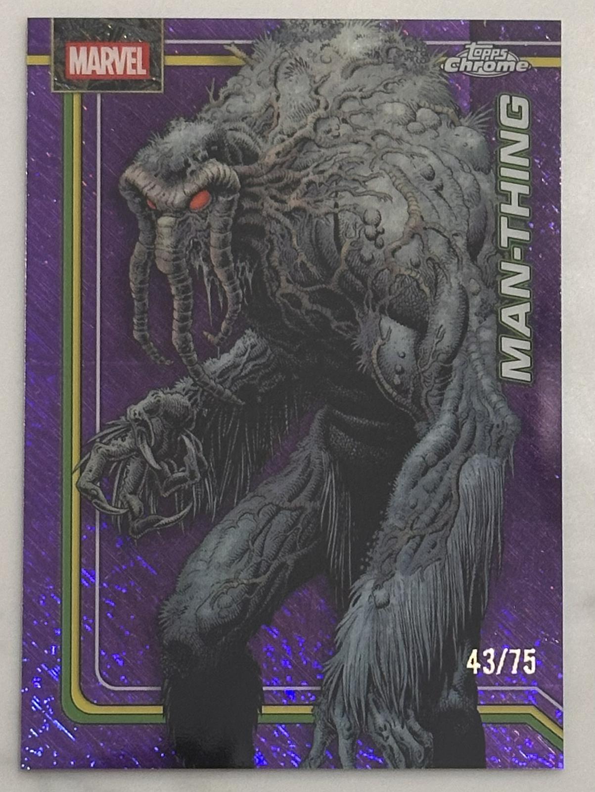 Man-Thing Purple Shimmer Refractor